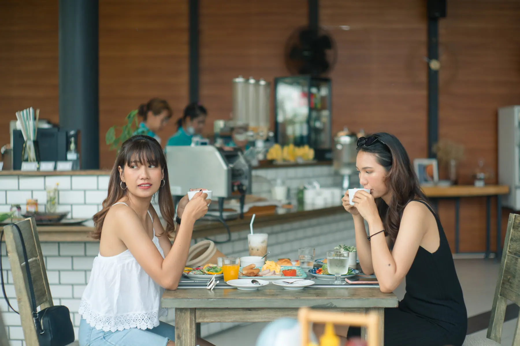 Dining at Whale